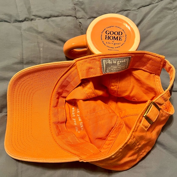 Life is Good Ball Cap w/Matching Diner Mug - Picture 3 of 3